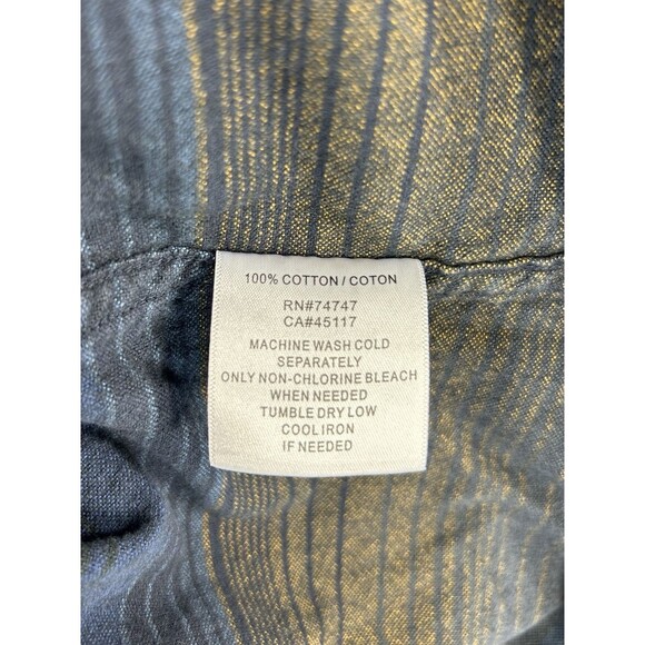 Ascend Flannel Shirt Men's Large Southwest Striped Long Sleeve Hiking Camping - Picture 9 of 9